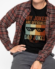 Best Father's Day Gift - Officially Dad Jokes Classic T-Shirt apparel-classic-tshirt-lifestyle-front-169
