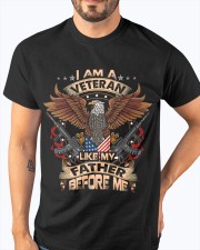 Veterans Favorite Gift - Like My Father Before Me Classic T-Shirt apparel-classic-tshirt-lifestyle-front-96