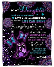 Your life is a beautiful gift Small Fleece Blanket - 30" x 40" front