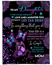 Your life is a beautiful gift Fleece Blanket tile
