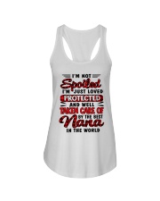 Funny Gift For Your Kids - I'm Not Spoiled Ladies Flowy Tank tile