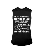 MOTHER-IN-LAW TAKES SIDES WITH ME Sleeveless Tee tile