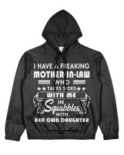 MOTHER-IN-LAW TAKES SIDES WITH ME Women's All Over Print Hoodie tile