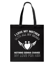 LOVE MOM WITH ALL MY HEART Tote Bag tile