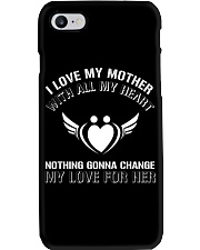 LOVE MOM WITH ALL MY HEART Phone Case tile