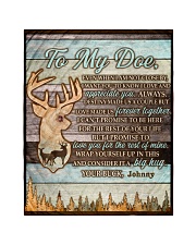 CUSTOM HUNTING GIFT - LOVE MY DOE Quilt tile
