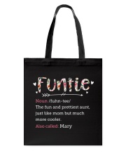 PERSONALIZED GIFT FOR AUNTIE - FUNTIE DEFINITION Tote Bag tile