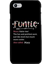 PERSONALIZED GIFT FOR AUNTIE - FUNTIE DEFINITION Phone Case tile