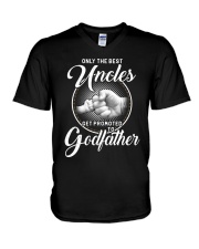 Best Father's Day gift for Uncles - Godfather V-Neck T-Shirt tile