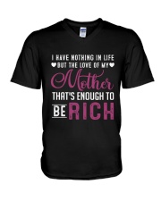 LOVE OF MY MOTHER V-Neck T-Shirt tile