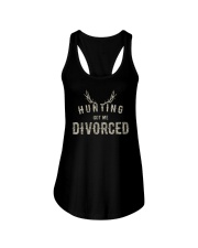 FUNNY VALENTINE GIFT FOR HUNTERS - DIVORCED Ladies Flowy Tank tile