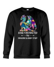 JUST FOR MOM - Distracted by Dragon n' Baby stuff Crewneck Sweatshirt tile