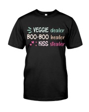 Veggie dealer Boo-boo healer Kiss stealer Premium Fit Mens Tee tile
