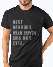 Best Father's Day Gift - Bearded Beer Lovin' Dog Classic T-Shirt apparel-classic-tshirt-lifestyle-front-96