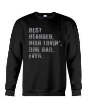 Best Father's Day Gift - Bearded Beer Lovin' Dog Crewneck Sweatshirt tile