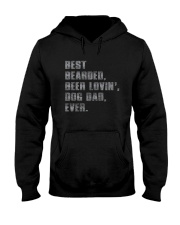 Best Father's Day Gift - Bearded Beer Lovin' Dog Hooded Sweatshirt tile