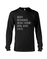 Best Father's Day Gift - Bearded Beer Lovin' Dog Long Sleeve Tee tile