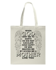 GOD SENT ME TO EARTH Tote Bag tile