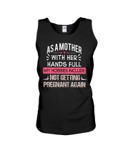 FOR MOM - MY HOBBIES INCLUDE NOT PREGNANT AGAIN Unisex Tank tile