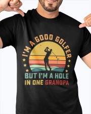 Best Father's Day Gift - A Hole In One Grandpa Classic T-Shirt apparel-classic-tshirt-lifestyle-front-92