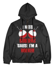 Fishing Shirt For Hooker Men's All Over Print Full Zip Hoodie tile