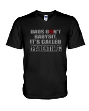 Best Father's Day Gift - Dads Don't Babysit V-Neck T-Shirt tile
