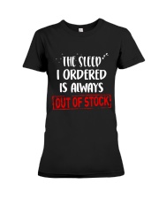 Funny Mom Life - Sleep Out Of Stock Premium Fit Ladies Tee tile