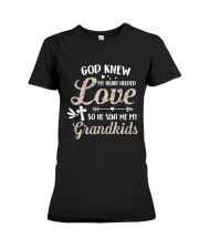 Best Mother's Day Gift For Grandma - God Sent Me Premium Fit Ladies Tee tile