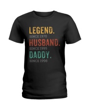 Best Father's Day Gift - LEGEND HUSBAND DADDY Ladies T-Shirt tile