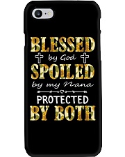 Blessed by God Spoiled by Nana - Mother's Day gift Phone Case tile