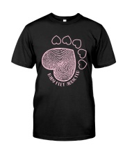 FOR HUMAN AND DOG MAMA - BABY FEET ADDICTED Premium Fit Mens Tee tile