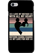 LOVE MOM WITH ALL MY HEART Vintage Style Phone Case tile