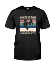 LOVE MOM WITH ALL MY HEART Vintage Style Classic T-Shirt tile
