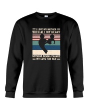 LOVE MOM WITH ALL MY HEART Vintage Style Crewneck Sweatshirt tile
