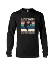 LOVE MOM WITH ALL MY HEART Vintage Style Long Sleeve Tee tile