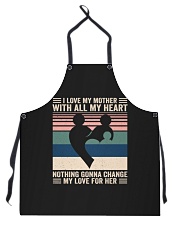 LOVE MOM WITH ALL MY HEART Vintage Style Apron tile