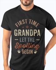 Best Father's Day gift for First Time Grandpas Classic T-Shirt apparel-classic-tshirt-lifestyle-front-96