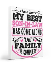 Our complete family with son-in-law Gallery Wrapped Canvas Prints tile