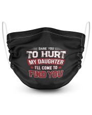DARE YOU TO HURT MY DAUGHTER Masks tile
