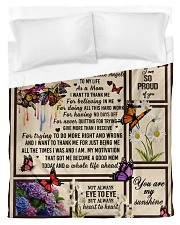 I want to thank me - butterfly woman Duvet Cover tile