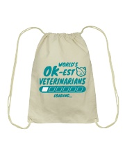 Kids' future job - World's ok-est veterinarians Drawstring Bag tile