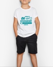 Kids' future job - World's ok-est veterinarians Youth T-Shirt lifestyle-youth-tshirt-front-1