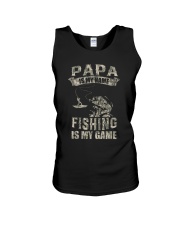BEST GIFT FOR FISHING PAPA - FISHING IS MY GAME Unisex Tank tile