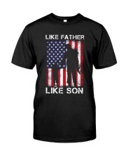 Like Father Like Son - VETERAN VERSION Premium Fit Mens Tee front