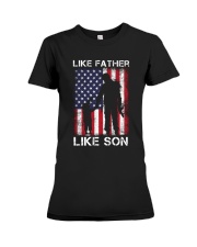 Like Father Like Son - VETERAN VERSION Premium Fit Ladies Tee tile