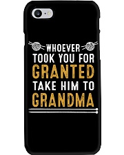 TAKE HIM TO GRANDMA Phone Case tile