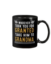 TAKE HIM TO GRANDMA Mug tile