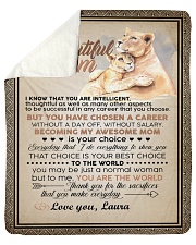 TO MY BEAUTIFUL MOM Lioness - Gift 4 Mother's Day Sherpa Fleece Blanket tile
