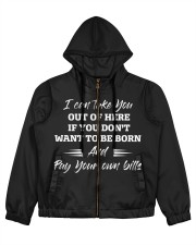 I CAN TAKE YOU OUT OF HERE Women's All Over Print Full Zip Hoodie tile