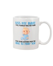 Don't kiss on baby's face Mug tile